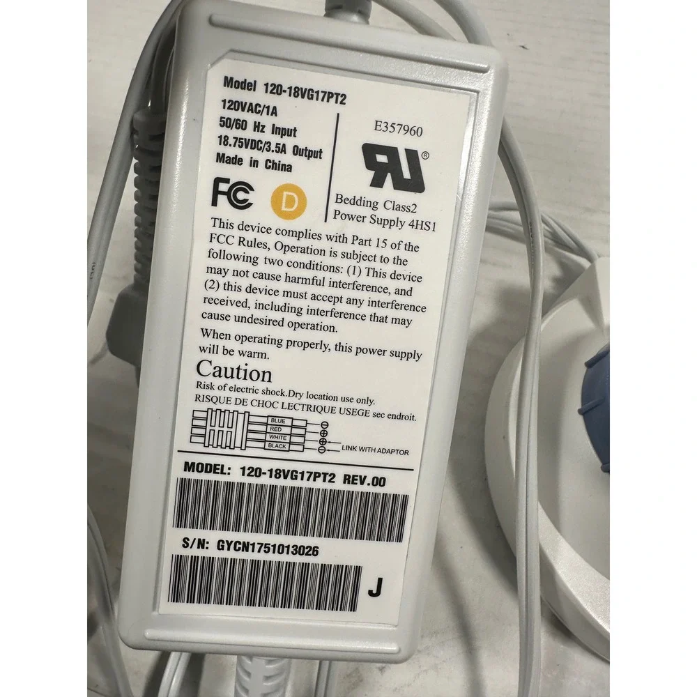 Safe & Warm Technology Electric Blanket Controller C-G17 120-18VG17PT2 Used T/F